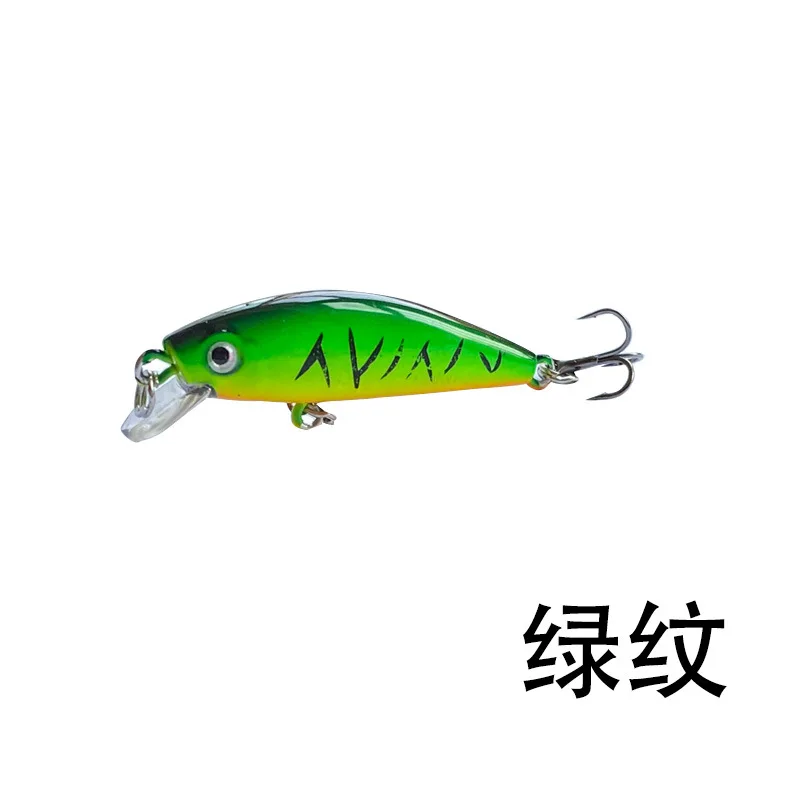 Señuelo de pesca de pececillo de hundimiento lento, cebo Artificial pequeño, Wobblers duros, Crankbait de plástico, 4,5 cm, 2,7g - imagen 2