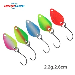 Señuelo de Pesca Artificial Isca, cebo de Metal para trucha, 2,2g