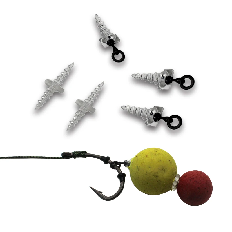 Pesca de carpa, tornillo de doble punta y tornillo de cebo, Boilies emergentes, pelo de carpa, helicóptero Chod, aparejos de pesca de carpa Ronnie - imagen 5