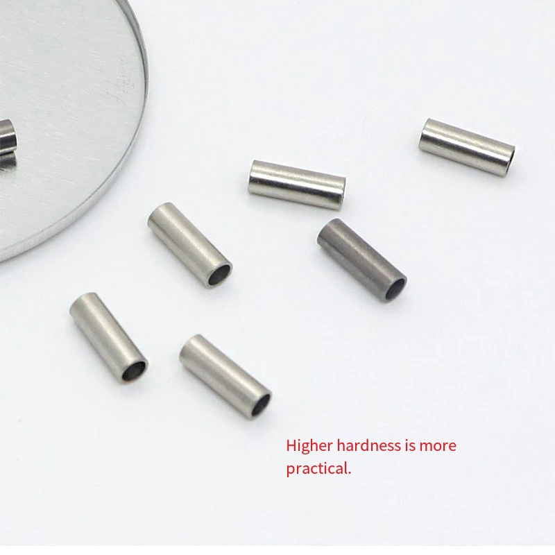 100 Uds. Conector de sedal de Pesca, accesorios de fijación, manga de engarzado, tubo de cobre, mangas de engarzado, accesorios de Pesca de carpa - imagen 3