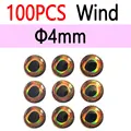 4mm Wind 100pcs