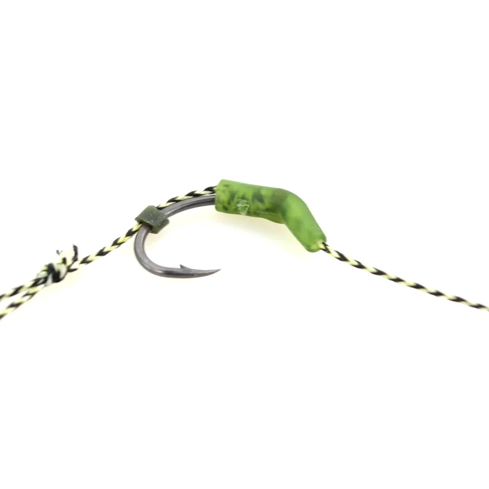 Hirisi 20 piezas accesorios de pesca de carpa mangas antienredos alineador de gancho aparejos terminales de pesca de carpa AH201 - imagen 3