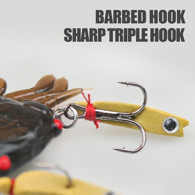 Señuelo de pesca de cangrejo biónico MUKUN, 6g, 13g, cebo suave de silicona, cebos falsos para calamar, pulpo, plantilla de pesca, señuelos con cabeza, aparejos de pesca de mar - imagen 2