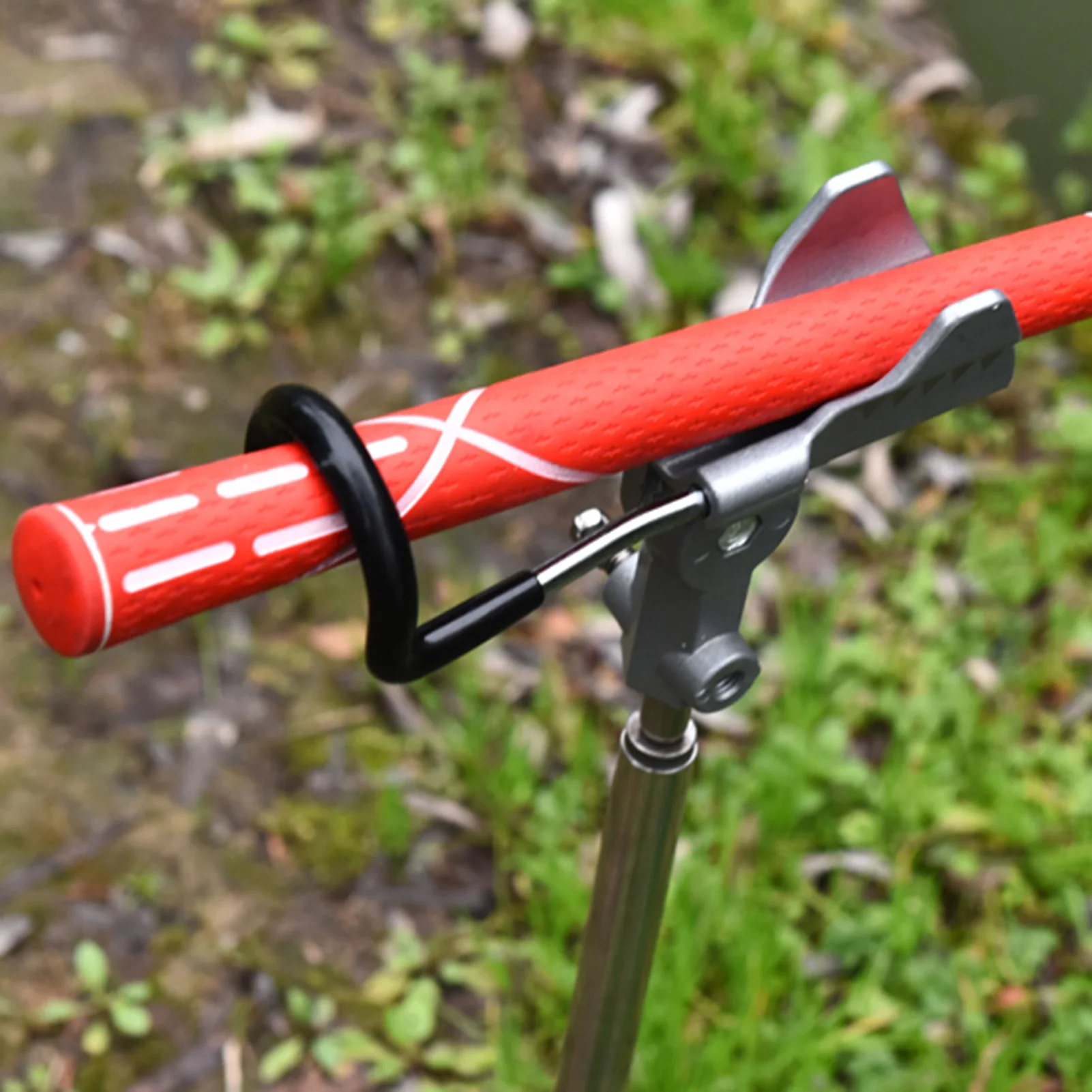 Soporte para caña de pescar de 20 pulgadas, soporte Universal ajustable de acero inoxidable para caña de pescar, enchufe de tierra de Metal duradero y resistente a la corrosión - imagen 2