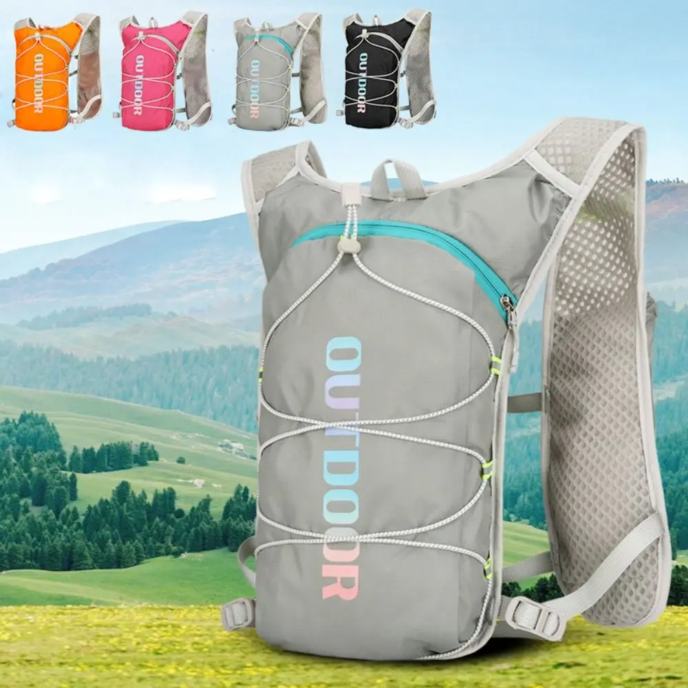Mochila de nailon duradera para escalada al aire libre, mochila ultraligera impermeable para ciclismo, mochila de hidratación reflectante de seguridad transpirable - imagen 4