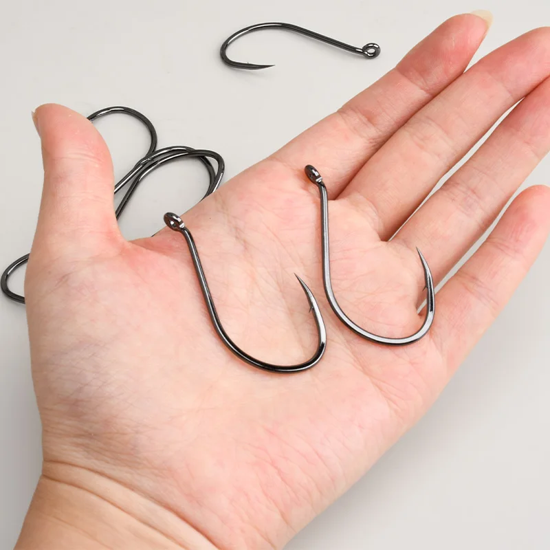 OBSESSION 201105 10 unids/bolsa anzuelo de pesca con púas de alta carbono 4/0 5/0 6/0 7/0 8/0 anzuelos de pesca con pico de pulpo de agua salada - imagen 4