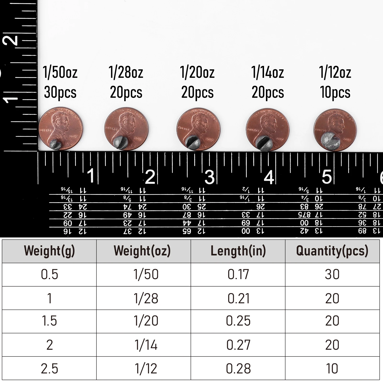100 Uds. Pesos de pesca de tiro dividido, plomos con Clip redondo, plomo para huevos, pesas extraíbles para lubina, trucha, tipo de pez, agua salada - imagen 3