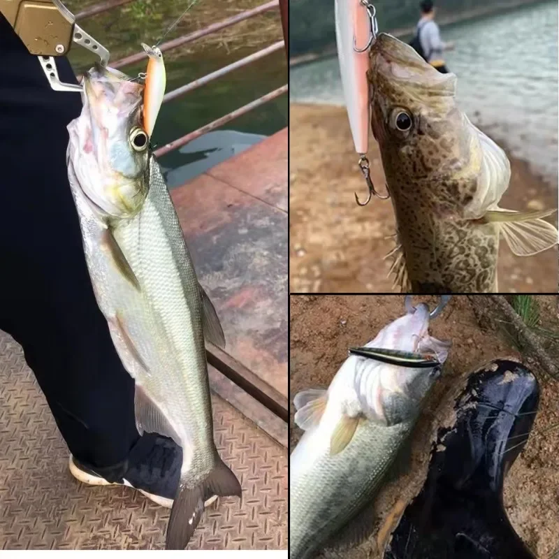 Señuelo de Pesca hundido Minow 5-14g, sistema profesional de equilibrio por gravedad, cebo profundo fundido, manivela Wobbler, Pesca Swimbait - imagen 5