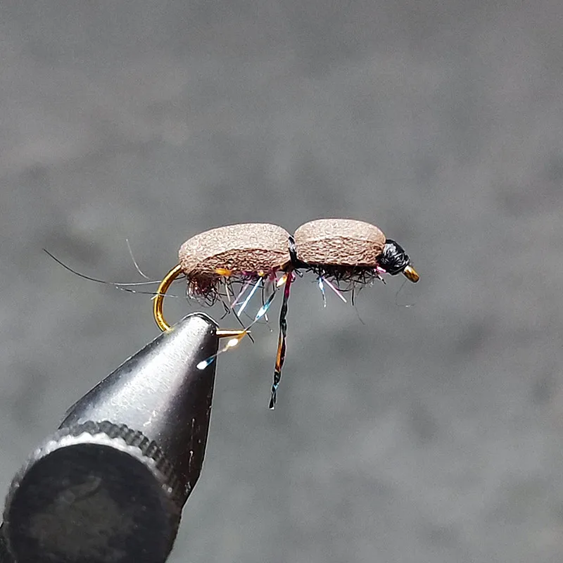 KKWEZVA-SEÑUELOS DE Mosca de pesca de 16 piezas, cebo de trucha, tipo flotante seco, similar al cebo de mosca artificial, aparejos de pesca - imagen 5