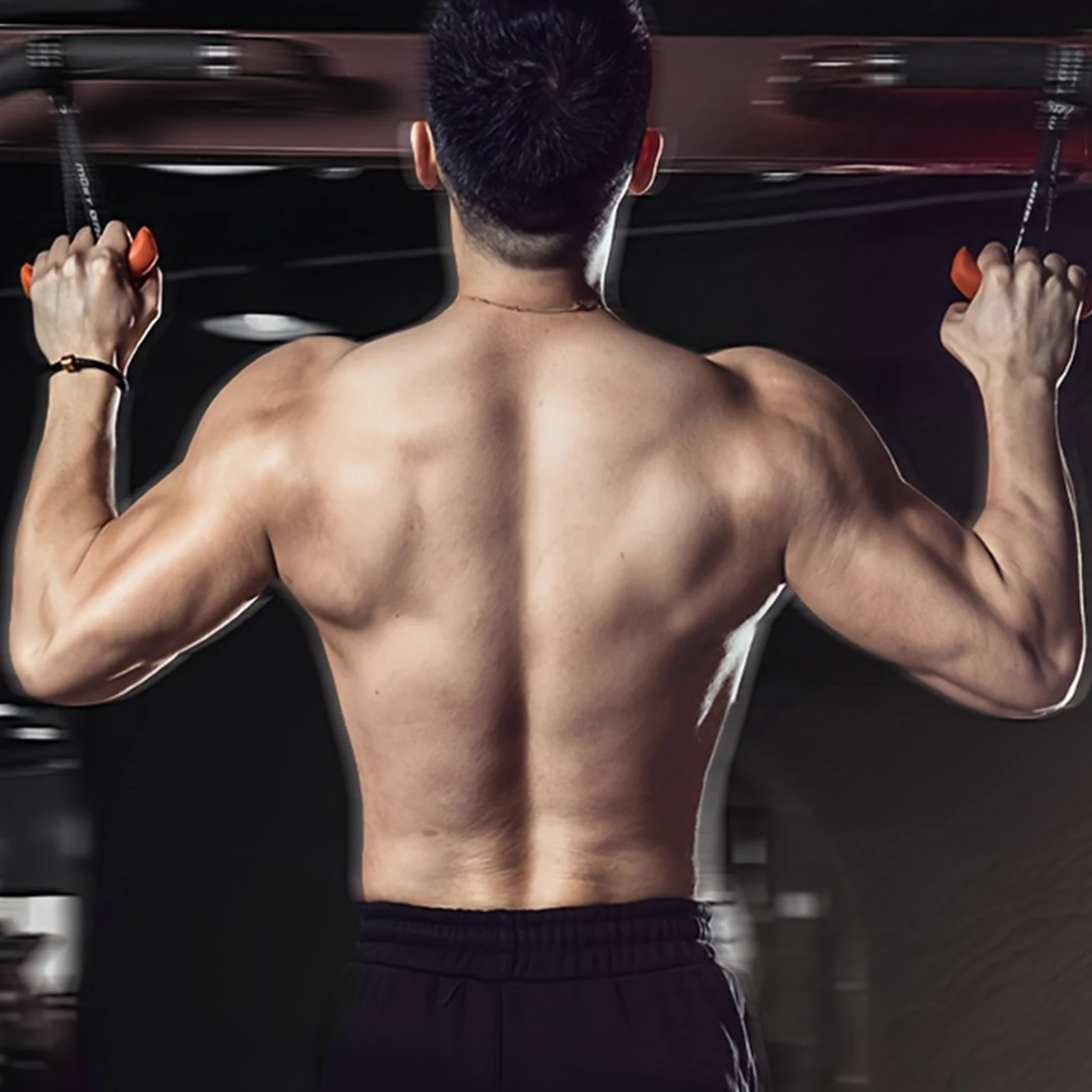 Tiradores de dominadas, empuñaduras de entrenamiento muscular para Fitness, manijas de agarre de dominadas, agarre curvo Universal en forma de cuerno, accesorios deportivos - imagen 4