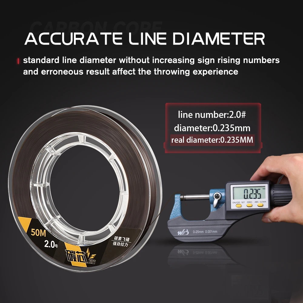 ZUKIBO-línea de pesca trenzada Nano láser marrón, multifilamento, PE, alambre de pesca suave, Delgado, súper fuerte, resistente al desgaste - imagen 4