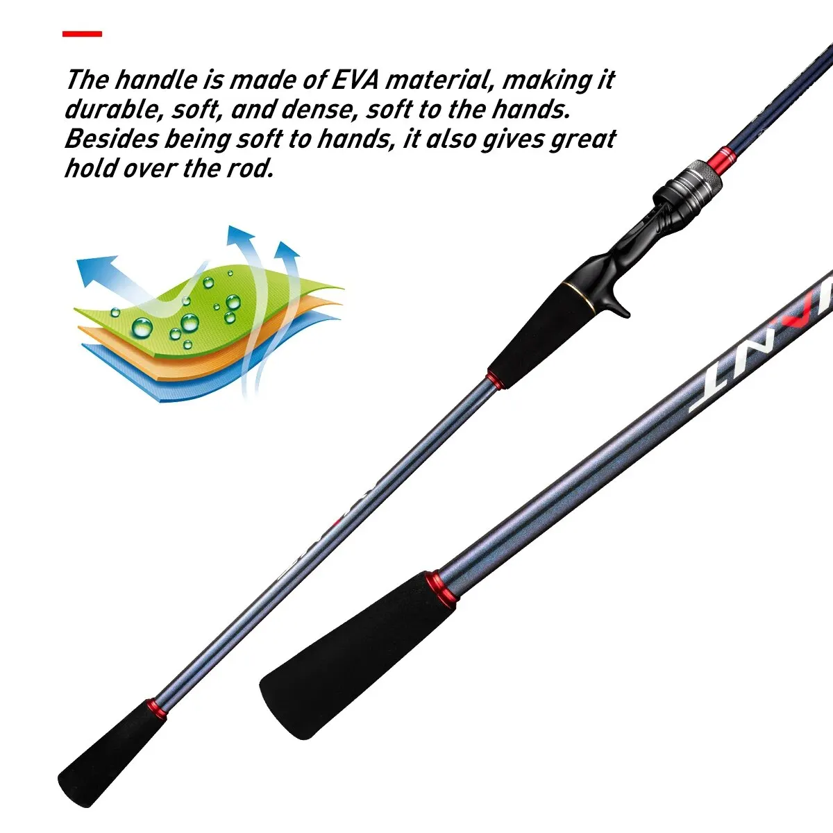 Caña Jigging Calamar Fibra Carbono 20-80g ML - imagen 4