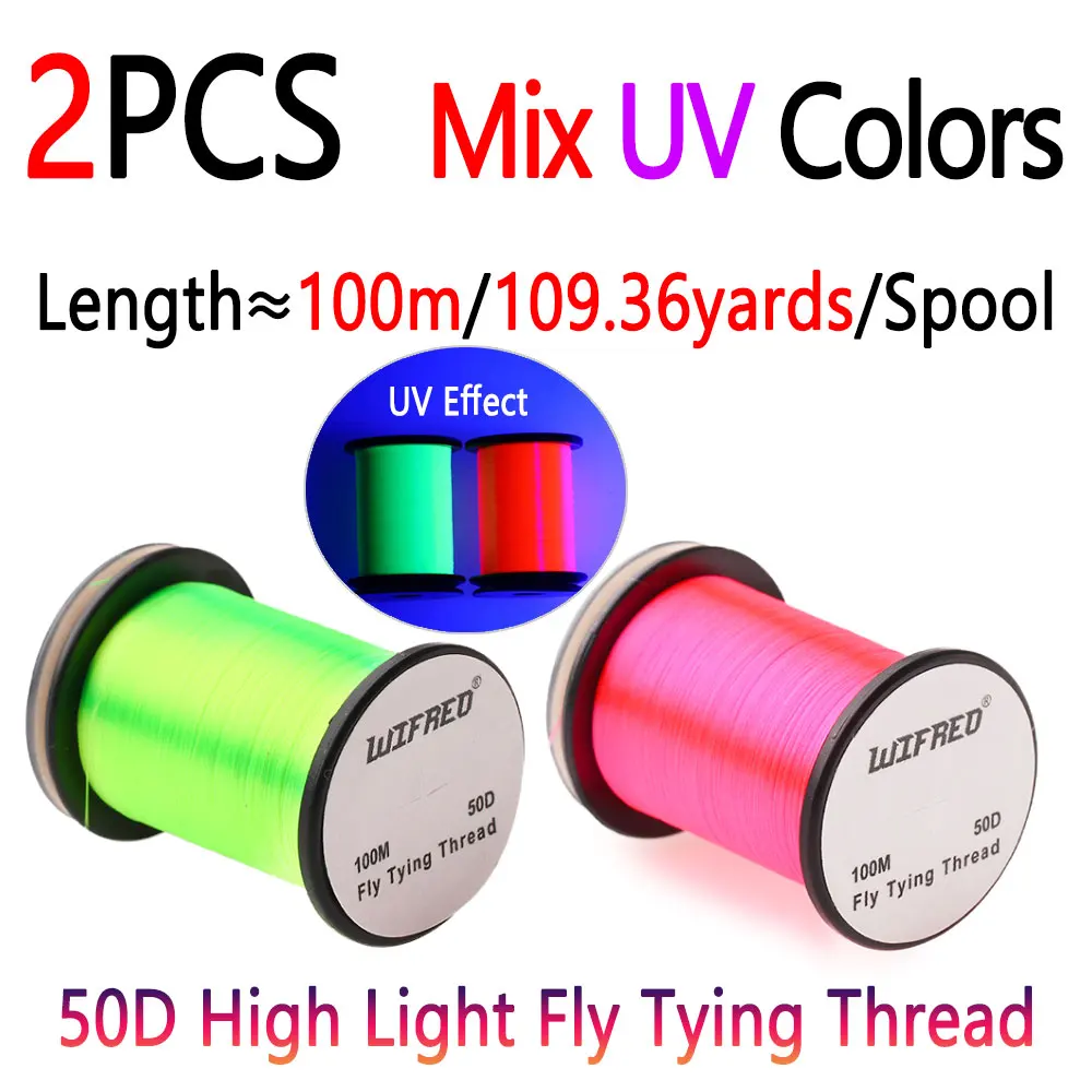 2PCS Mix UV Colors