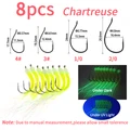 8pcs Chartreuse