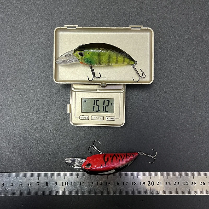 Señuelos de Pesca flotantes Crankbait, cebo duro Artificial para lucio de agua salada, manivela Popper, equipo de plástico Swimbait, 90mm, 15g - imagen 5