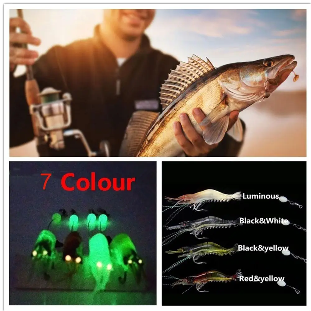 Señuelo de gamba biomimético – Vinilo suave para pesca en el mar - imagen 4