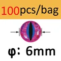 Pink 6mm 100pcs