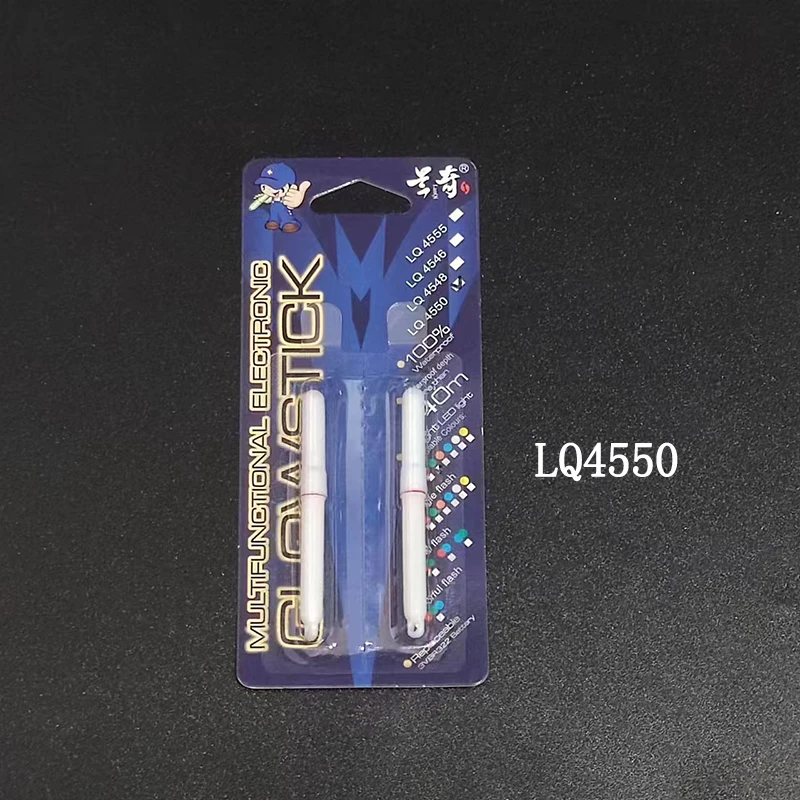Barra de luz electrónica LQ4535 LQ4550, luz de pesca nocturna, lámpara brillante de reunión impermeable, accesorio de aparejos J359, 10 Uds. - imagen 4