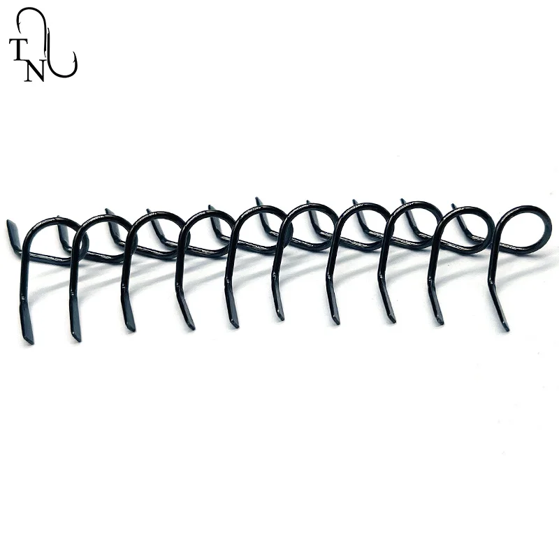 TN21 ABSSG SS304 5 uds una bolsa guías de anillo de acero inoxidable de alta calidad cañas de pescar con mosca guías marinas guías de caña de pescar SSG anillo - imagen 4