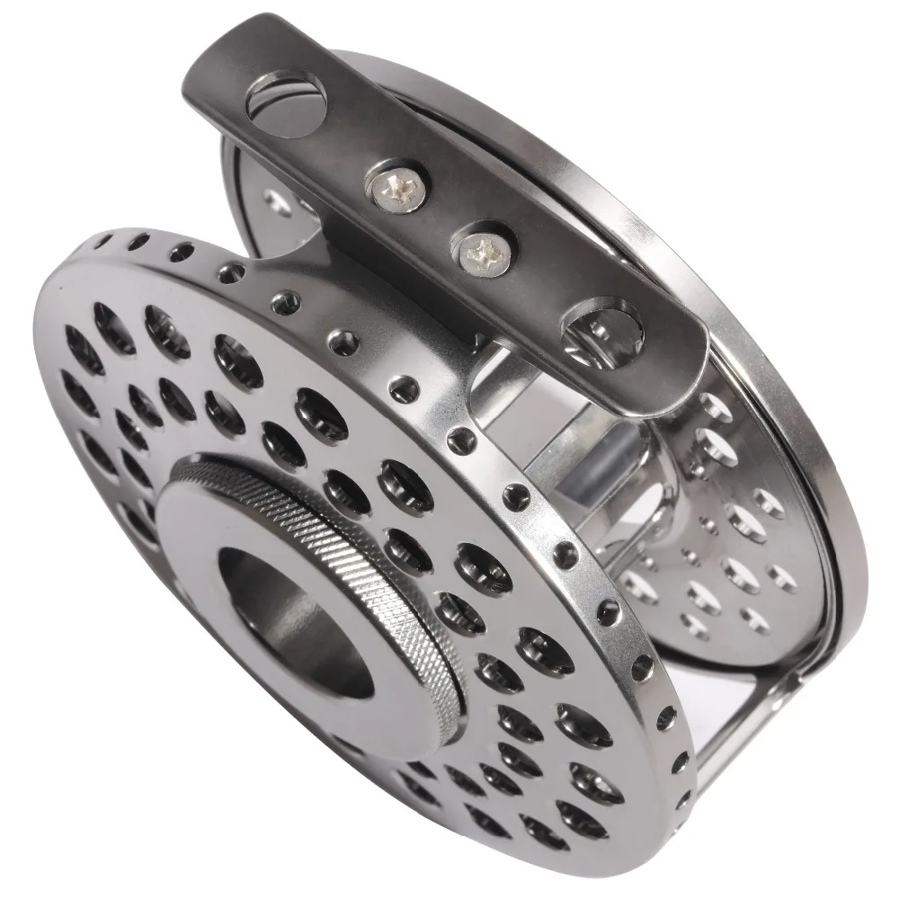 Carrete de mosca con clic clásico – Aluminio CNC para lubina y trucha - imagen 4