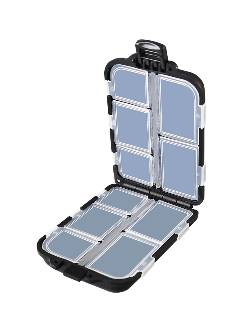 Caja concha de bolsillo para mini anzuelos y señuelos - imagen 5