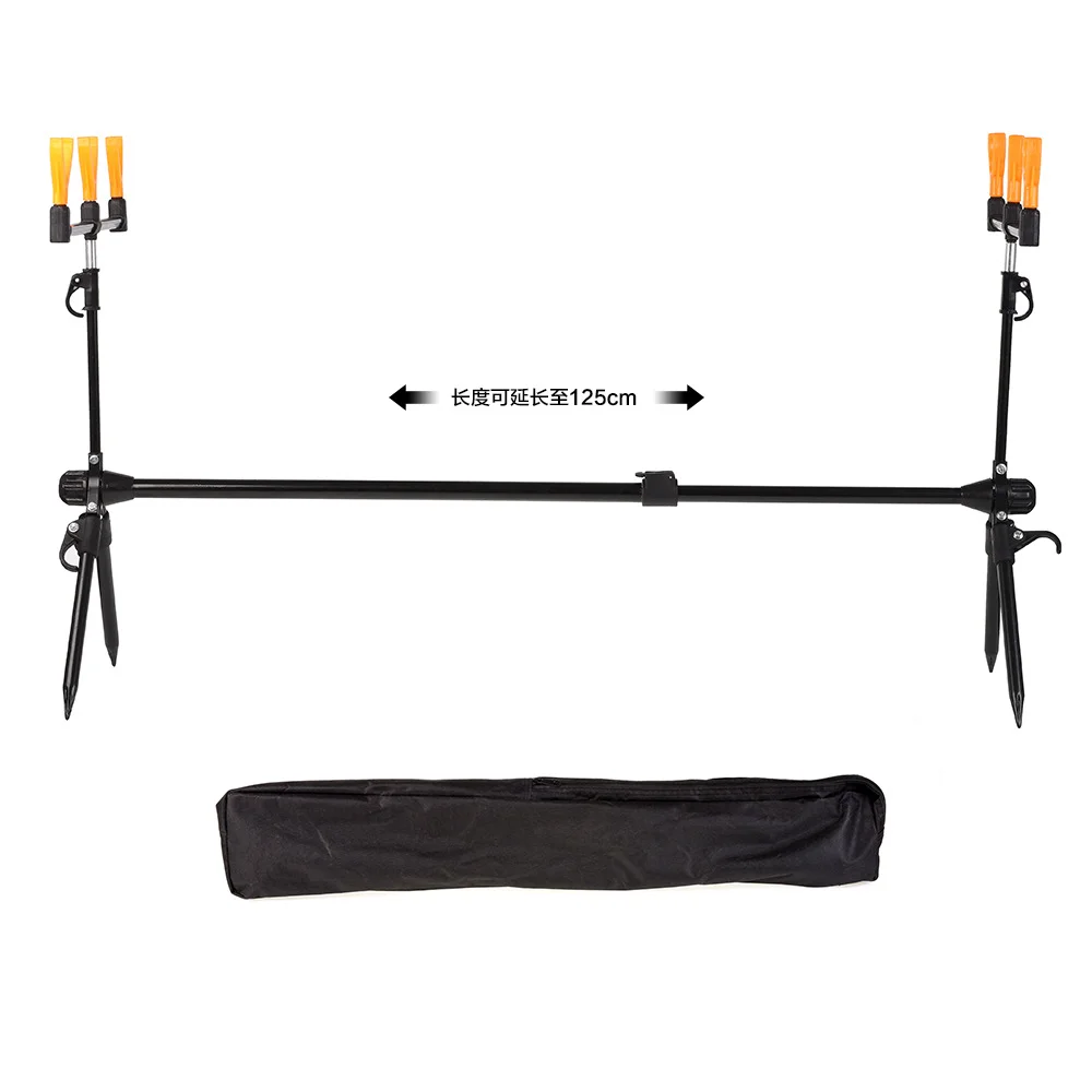 Soporte Telescópico Plegable para Cañas – 4 Patas, Alto Carbono - imagen 2