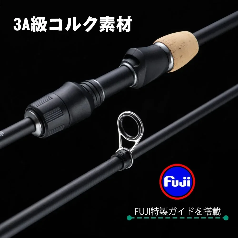 Goture Caña de Pesca Telescópica Fuji Fibra Carbono - imagen 4