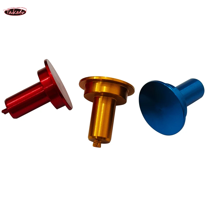 TAKEDO TN73 5 uds construcción de caña de pescar anillo de aluminio tapa de extremo de caña de pescar piezas de anillo de aluminio accesorio de reparación de caña de pescar - imagen 2