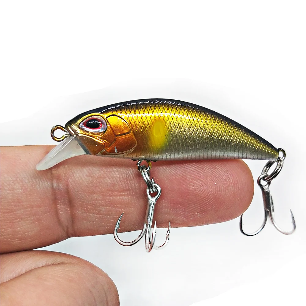 Señuelos de Pesca de pececillos sumergibles, cebo duro profesional, 52mm, 1,8g, Jerkbait, Carkbait - imagen 4