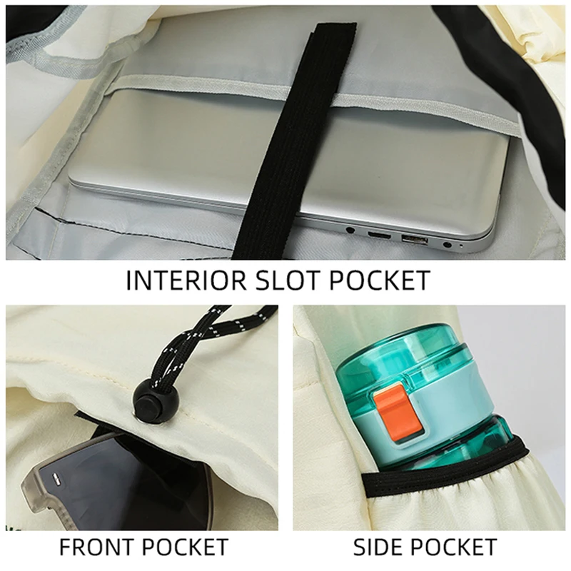 Raquetas de bádminton, mochila de pesca, deportes al aire libre, senderismo, Camping, bolsa de viaje grande, mochila escolar para ordenador portátil de negocios y universidad - imagen 5