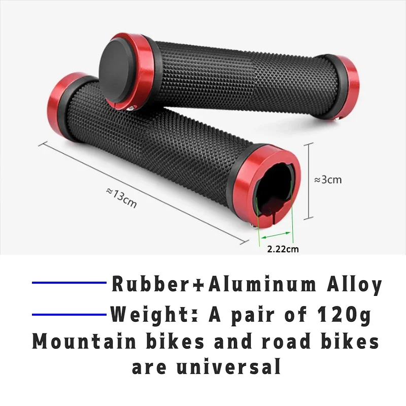 Manillar de bicicleta antideslizante, cubierta universal para mango de bicicleta de montaña, cubierta antideslizante de aleación de aluminio, accesorios para montar - imagen 5