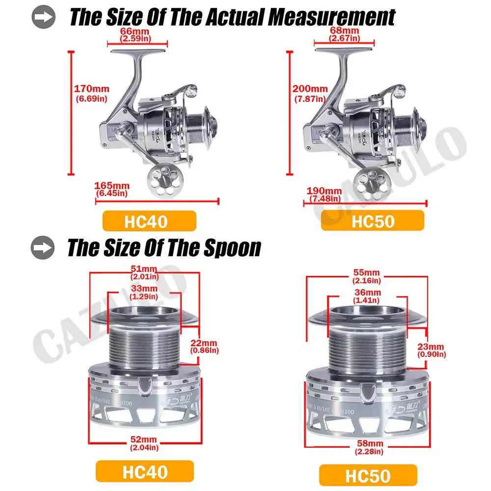 Carrete De Pesca Cnc De cuerpo metálico, bobina giratoria, 10 rodamientos De acero inoxidable, rueda De carpa, aparejos Moulinet - imagen 4