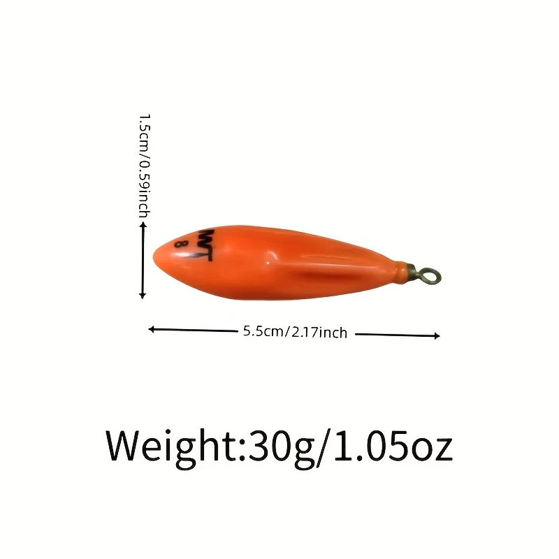 4 Uds. Anillo de plomo, gotas de agua, varillas de fundición de peso, varillas de mar, señuelo, balsa larga sólida, barco de mar, ganchos tándem, colgante de plomo - imagen 4