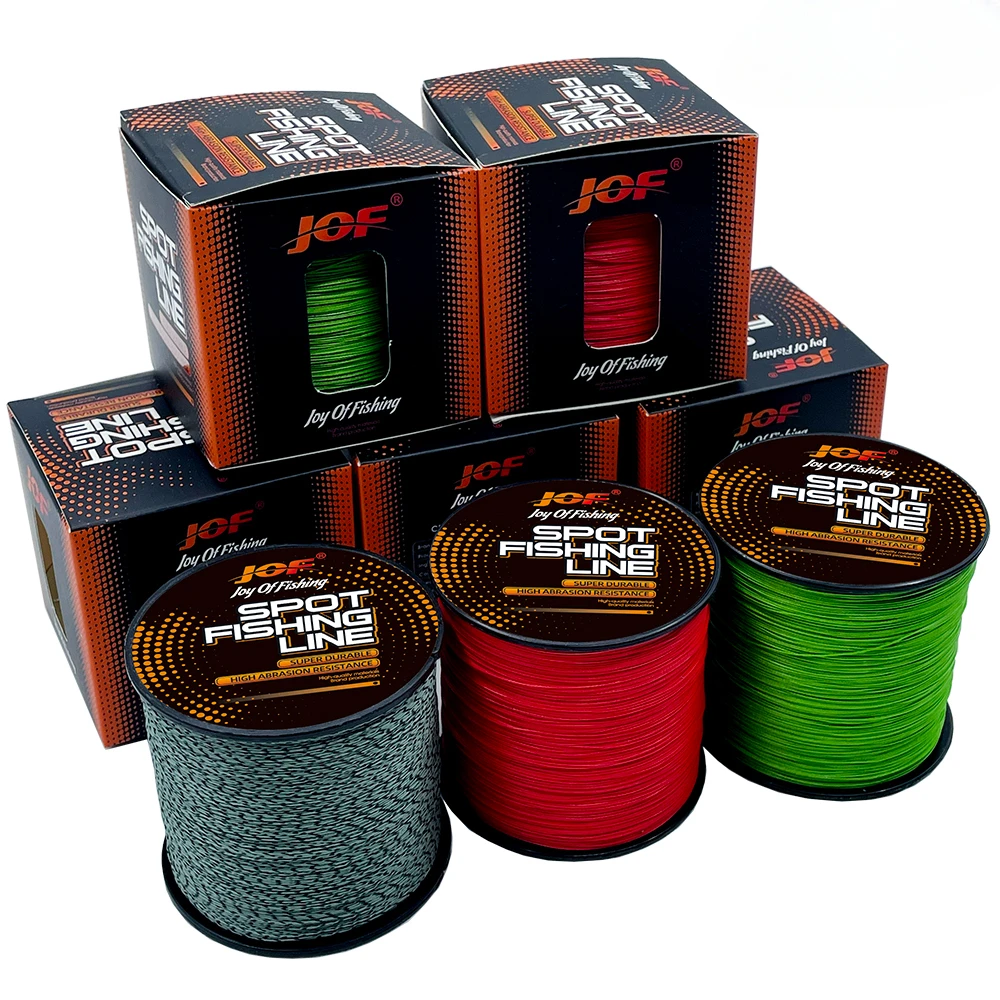 JOF-sedal de pesca trenzado de 8 hebras, hilo de pesca de PE, multifilamento suave, tela de importación japonesa, 100/300/500M, 0,8-8,0 # - imagen 3