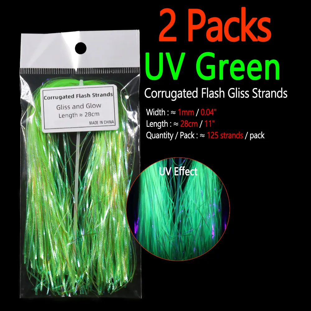 2 Packs UV Green