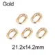 Gold-21.2x14.2mm