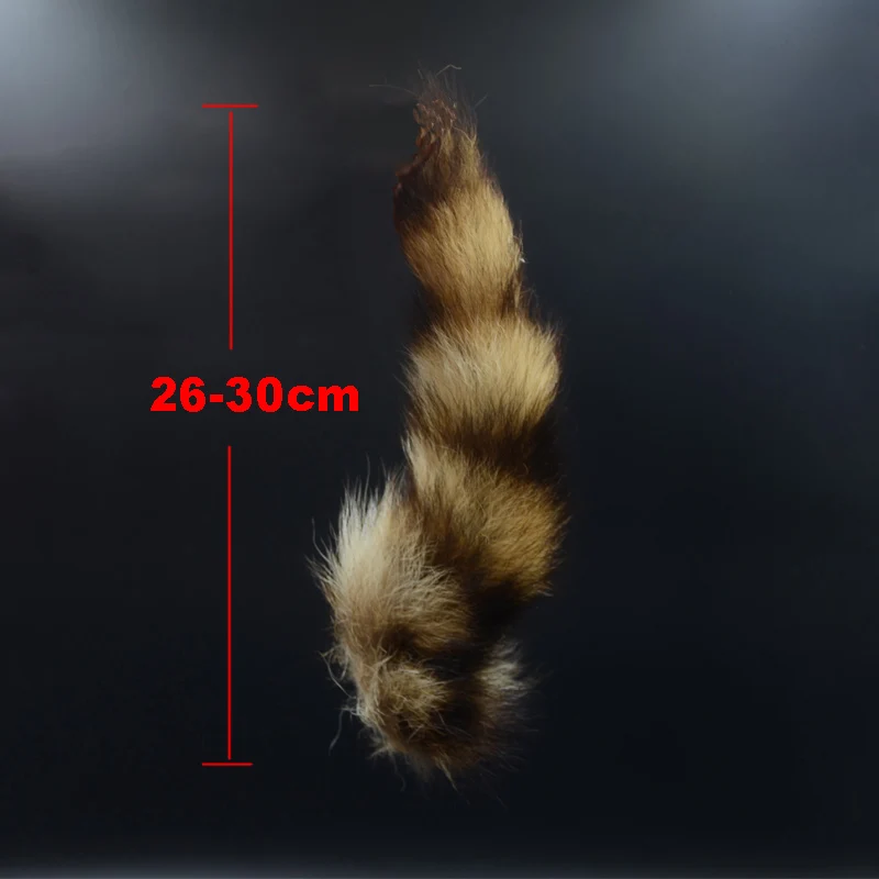 CONTEMPLATOR 2 uds atado de moscas máscara de mapache y piel de cola para atar lubinas trucha de agua salada moscas Streamer materiales de ala de cola de salmón - imagen 2