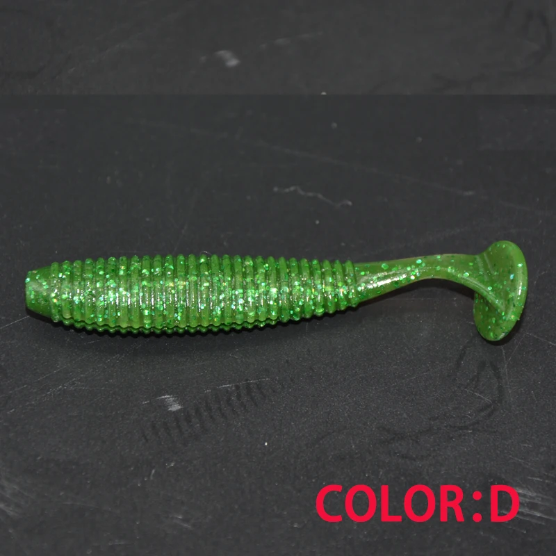 TAKEDO-Señuelo de Plástico Blando para Pesca, Sabor Camarón, Señuelo de Pesca Suave, Pesca, Carpa, Lubina, Pr13, 6,3 cm, 8,9 cm - imagen 5