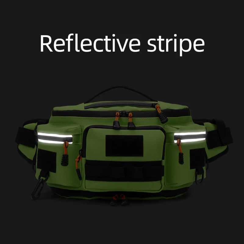 Riñonera Molle con señuelo a la moda para hombre, riñonera deportiva para caza, senderismo al aire libre, correr, ciclismo, bolsa de aparejo, bolsa de pecho con múltiples bolsillos - imagen 5