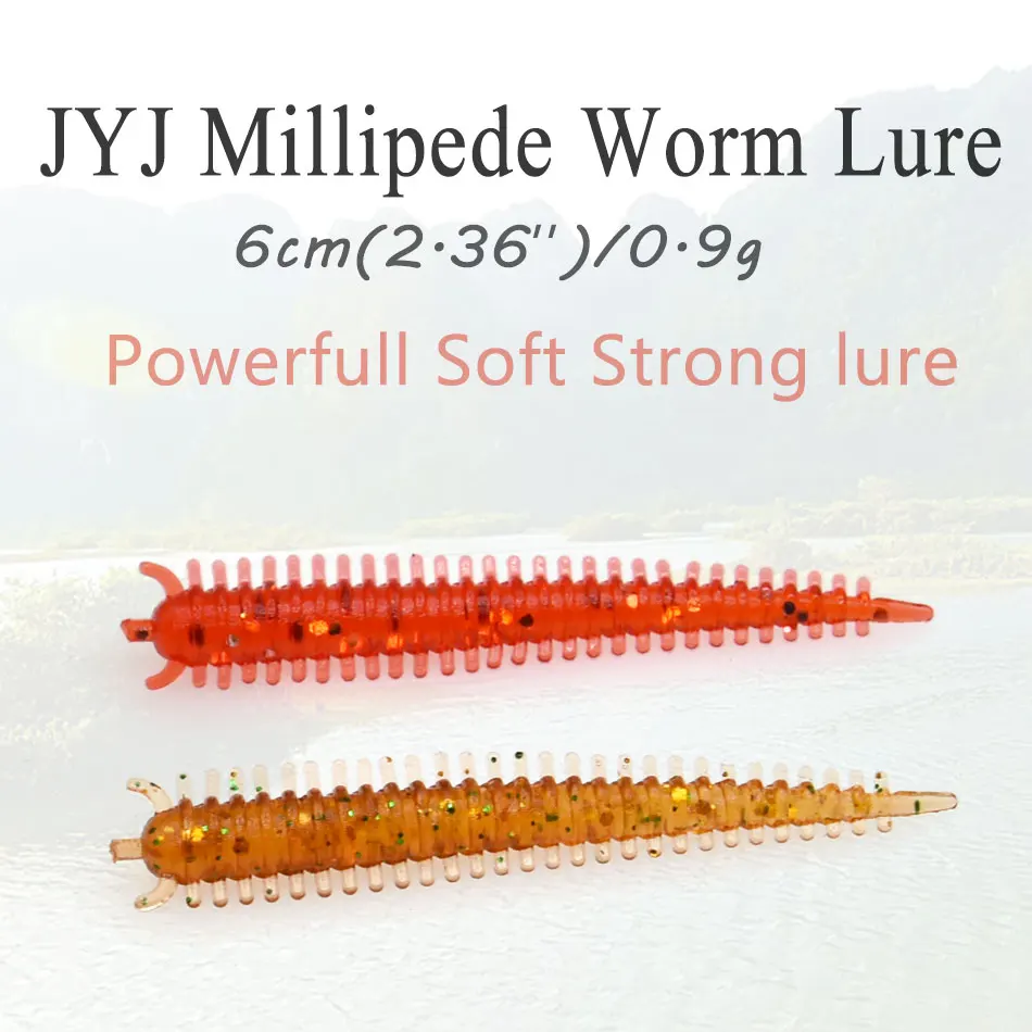 JYJ señuelo de gusano artificial nereid, cebo de gusano de almeja grub de plástico suave, sand boy para perca - imagen 4