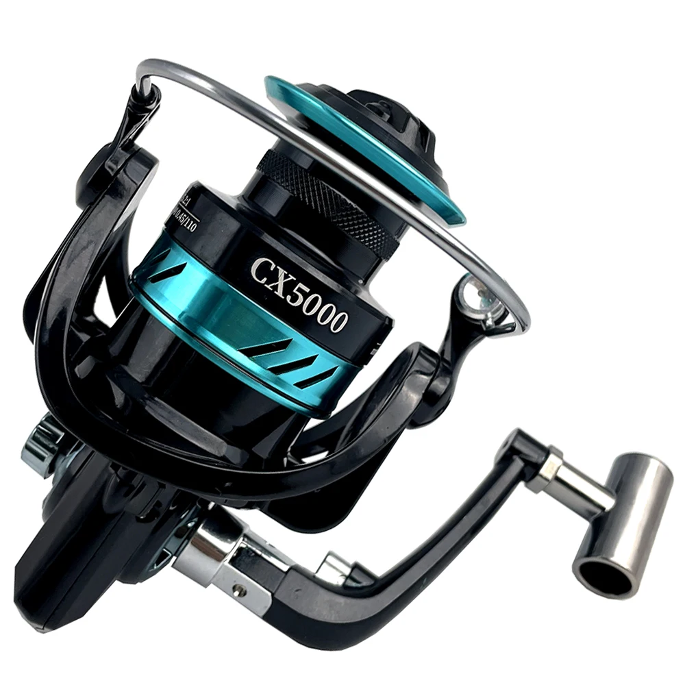 Rueda giratoria mejorada, carrete de Pesca con Ratio de engranaje 5,2: 1, carrete de aleación CNC, para Pesca de Surfcasting en agua salada - imagen 3