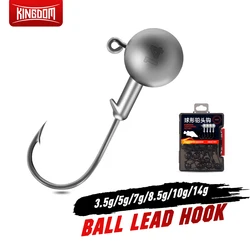 Kingdom Anzuelos Jig Head — Cabeza de manivela para vinilos