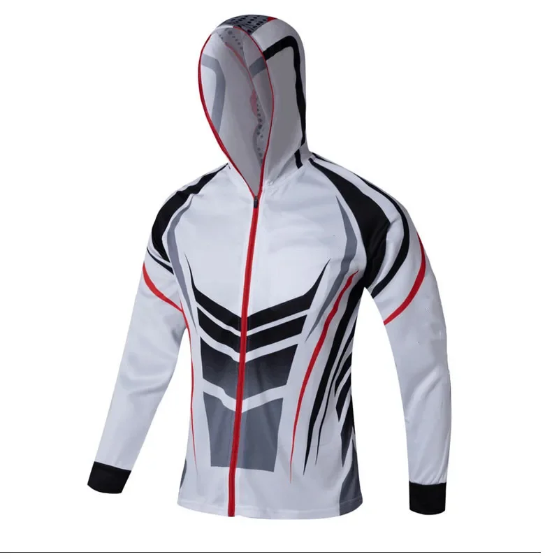 Camisas de pesca con impresión de tela personalizada, ropa de manga larga, protección Upf sublimada, secado rápido - imagen 5