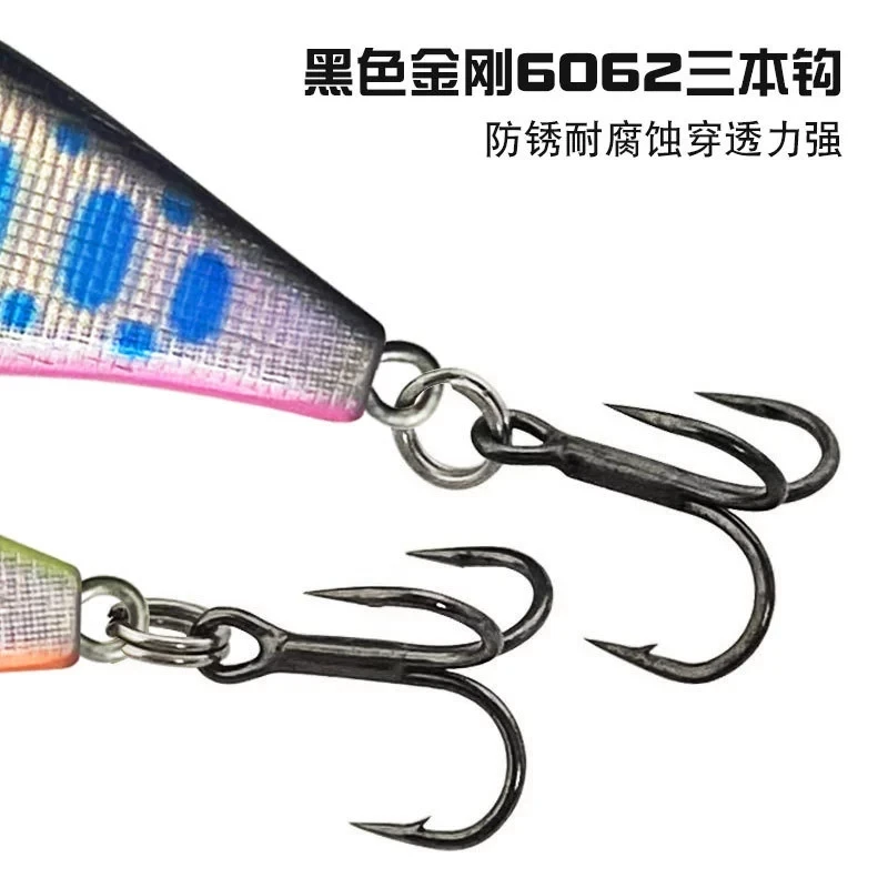 Nuevo modelo de pececillo de hundimiento lento Wobbler 5 cm/3,7g señuelo de pesca Crankbaits Señuelos de pesca swimbait cebo de pesca señuelos pesca - imagen 3