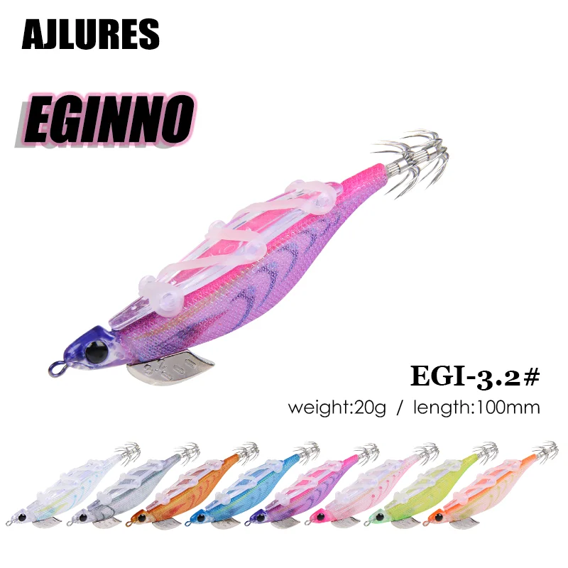 Inno EGI Señuelos Jig Calamar – Cuentas Luminosas Pulpo Sepia - imagen 4