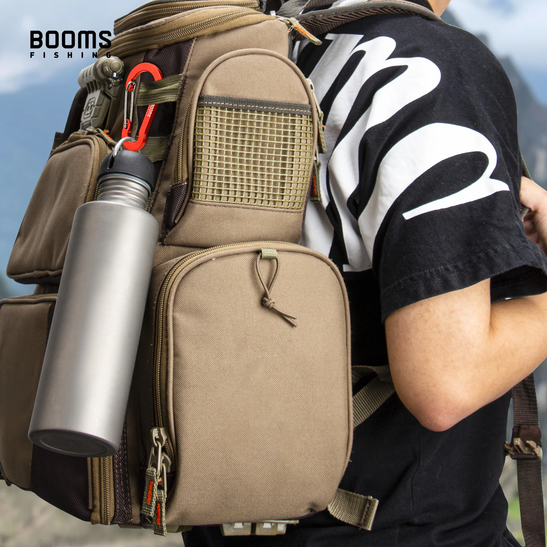 Booms Fishing CC5-7cm mosquetón multiusos Clips 10 Uds 2,7 "pequeños Clips de caribeener Mini llavero pesca Clip de caribeenero de aluminio - imagen 5