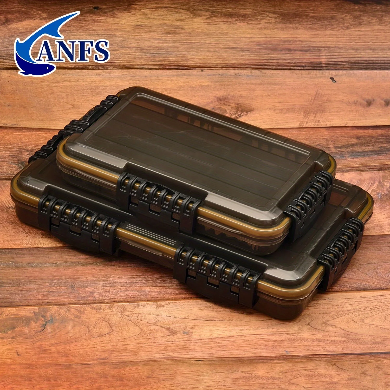 ANFS 1 caja organizadora de aparejos de pesca, caja de cebo impermeable con compartimentos extraíbles para diferentes cebo, caja de aparejos impermeable - imagen 2