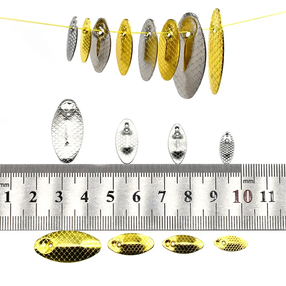 MNFT Juego de cebo giratorio de 20 piezas, señuelos de pesca de Metal con diseño de cuchara para gusanos de cebo duro, Kit de cucharas de pesca - imagen 5