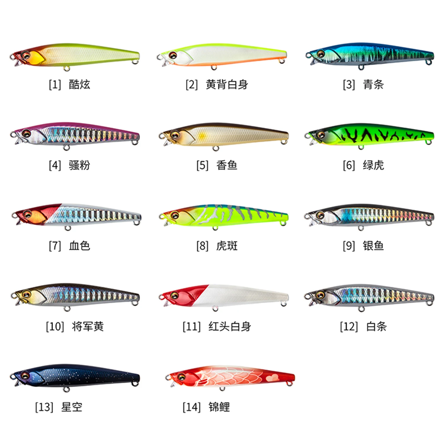 DNE 18g 24g Tremor hundimiento Minnow Wobblers 70S 90S Señuelos de pesca agua de mar duro Stickbait cebo aparejos para trucha Pike cebos - imagen 5
