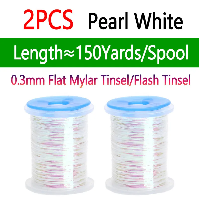 2pcs Pearl White